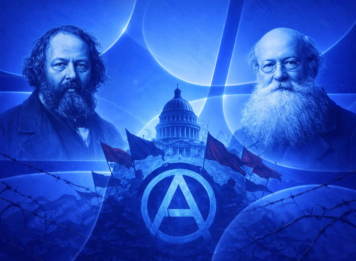 Anarquismo filosófico: Bakunin, Kropotkin y la crítica radical al Estado
